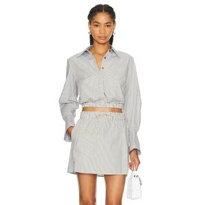 Simkhai Blythe Button Down & Shiori Skirt Set